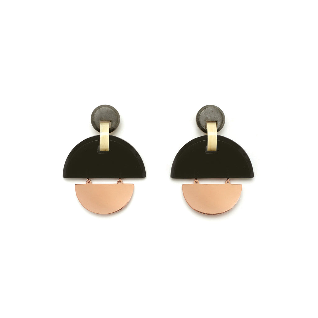 Kinetic Earrings • Olive