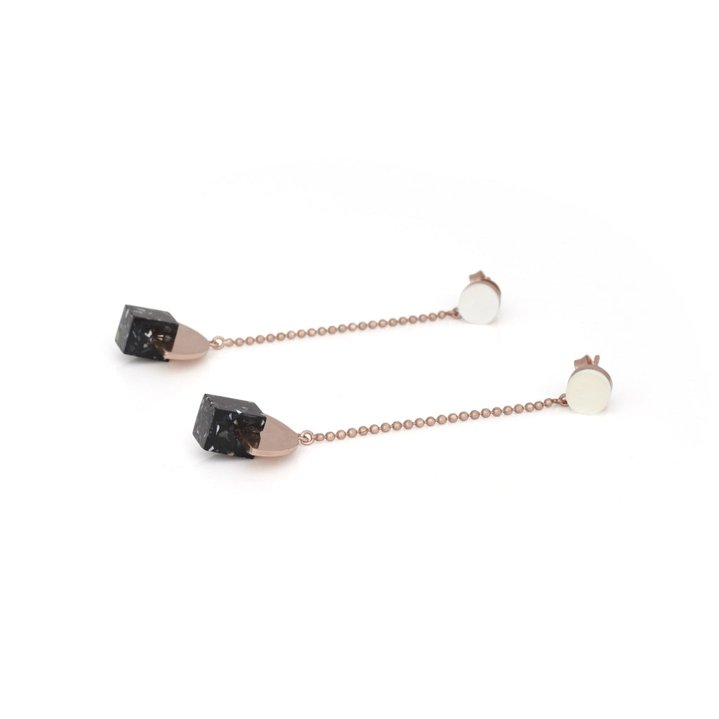 Luxe handcrafted statement fashion earrings by Australian jewellery brand, Studio Elke.