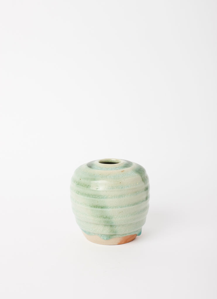 Honeycomb Vase  •  Wood fired Oribe