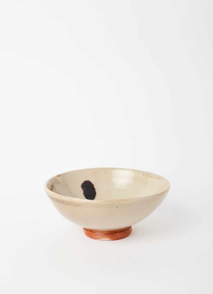 Round Bowl with Tall Foot  •  Shino