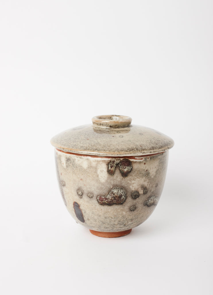 Large Round Jar  •  Oribe and Shino